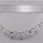 Tiara diadema coronita mireasa cu design floral si placata cu argint si cristale#4