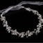 Tiara mireasa cu motive florale placata cu cristale si argint 925#1