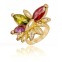Set bijuterii fashion veritabile placate cu aur galben 18k si cristale austriece#4