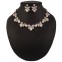 SET bijuterii mireasa colier si cercei placate cu Argint 925 perle si cristale#4
