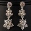 SET bijuterii mireasa colier cercei si tiara placate cu Argint 925 si cristale#3