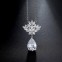 SET bijuterii mireasa placate cu cristale veritabile de Zirconiu si Platina#2